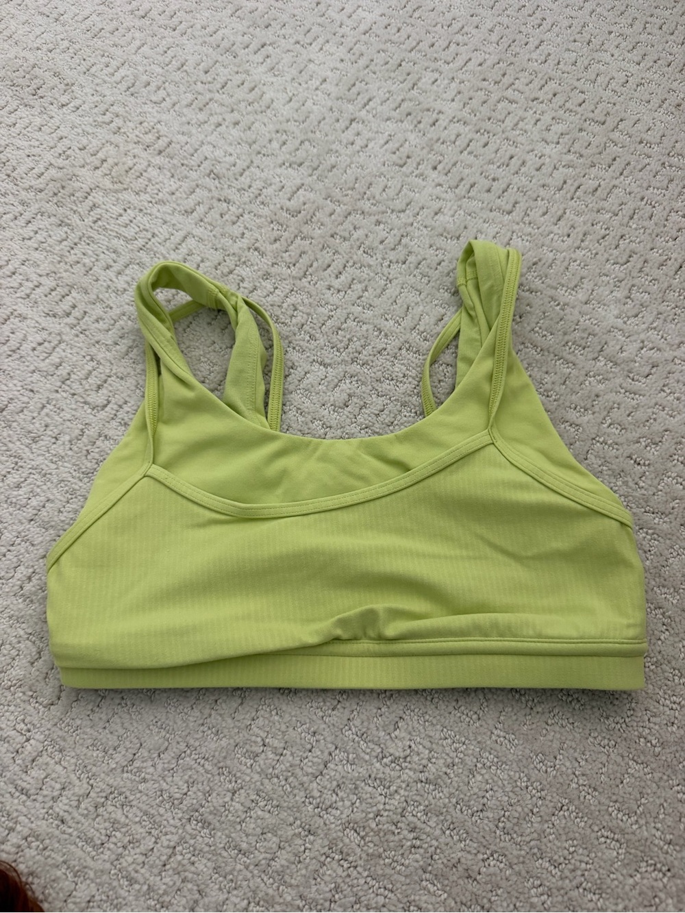 Lululemon athletica Light Green love to layer sports bra